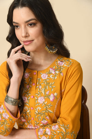Yellow Kurta Set