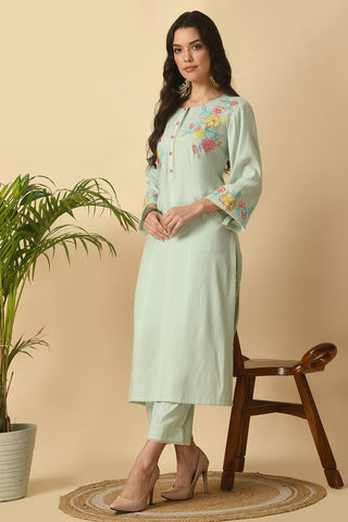 Light Green Kurta Set