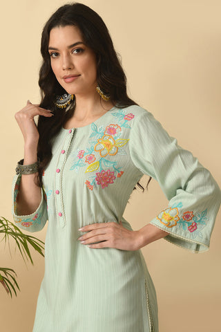 Light Green Kurta Set