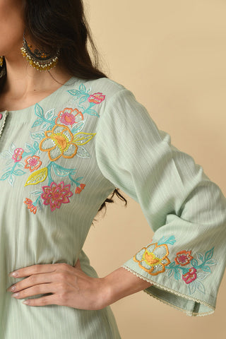 Light Green Kurta Set