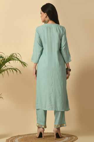 Sea Green Kurta Set