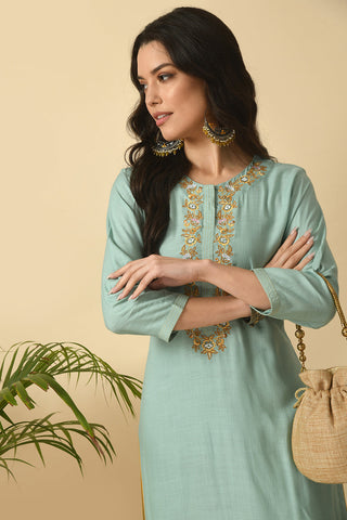 Sea Green Kurta Set