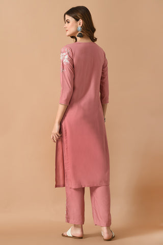 Rose Gold Kurta Set