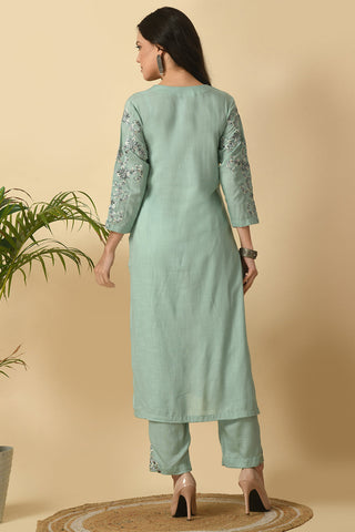Sea Green Kurta Set
