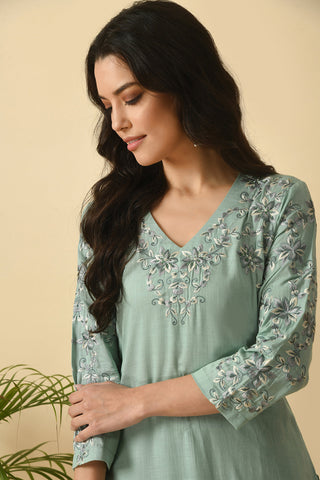 Sea Green Kurta Set