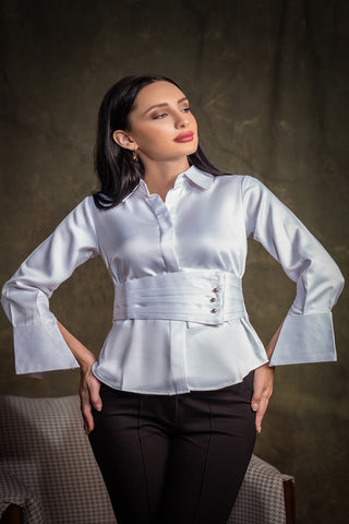 Belted Vanilla Shirt