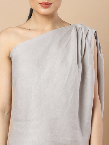 Hemp One-Shoulder Top & Pant Set