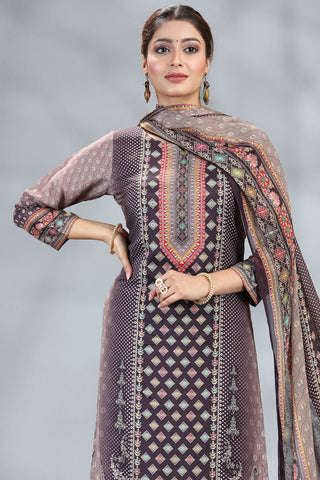 Wine Kurta set