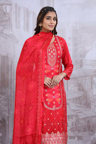 Red Kurta set