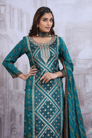 Green Kurta set