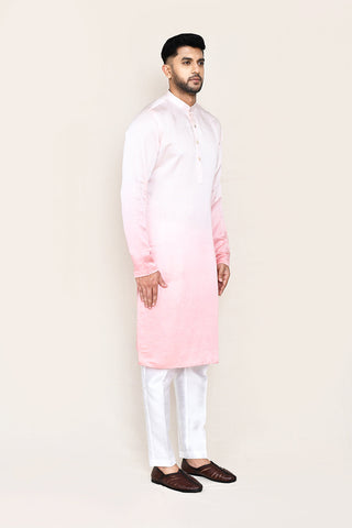 White Kurta with Straight Fit Pant