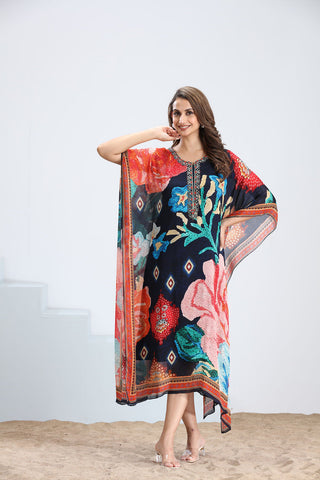 Multicolor Kaftan