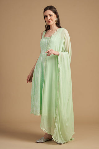 Green Anarkali