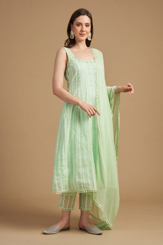 Green Anarkali