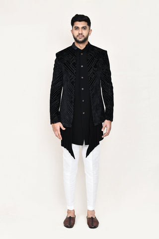 Black Indowestern with Pant