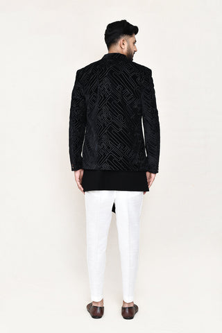 Black Indowestern with Pant