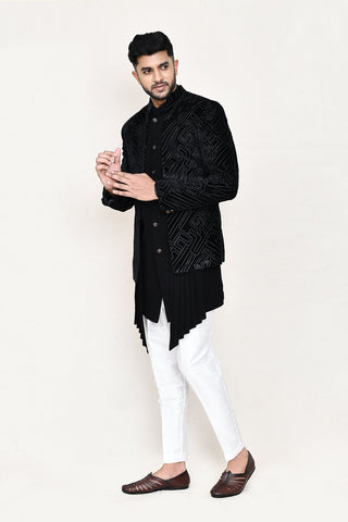 Black Indowestern with Pant