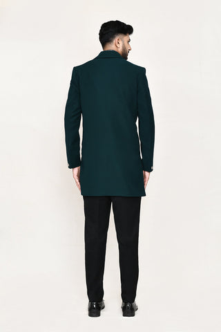 Teal Green Jacket with Pant