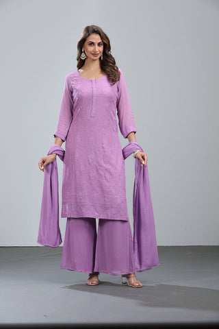 Purple Kurta set