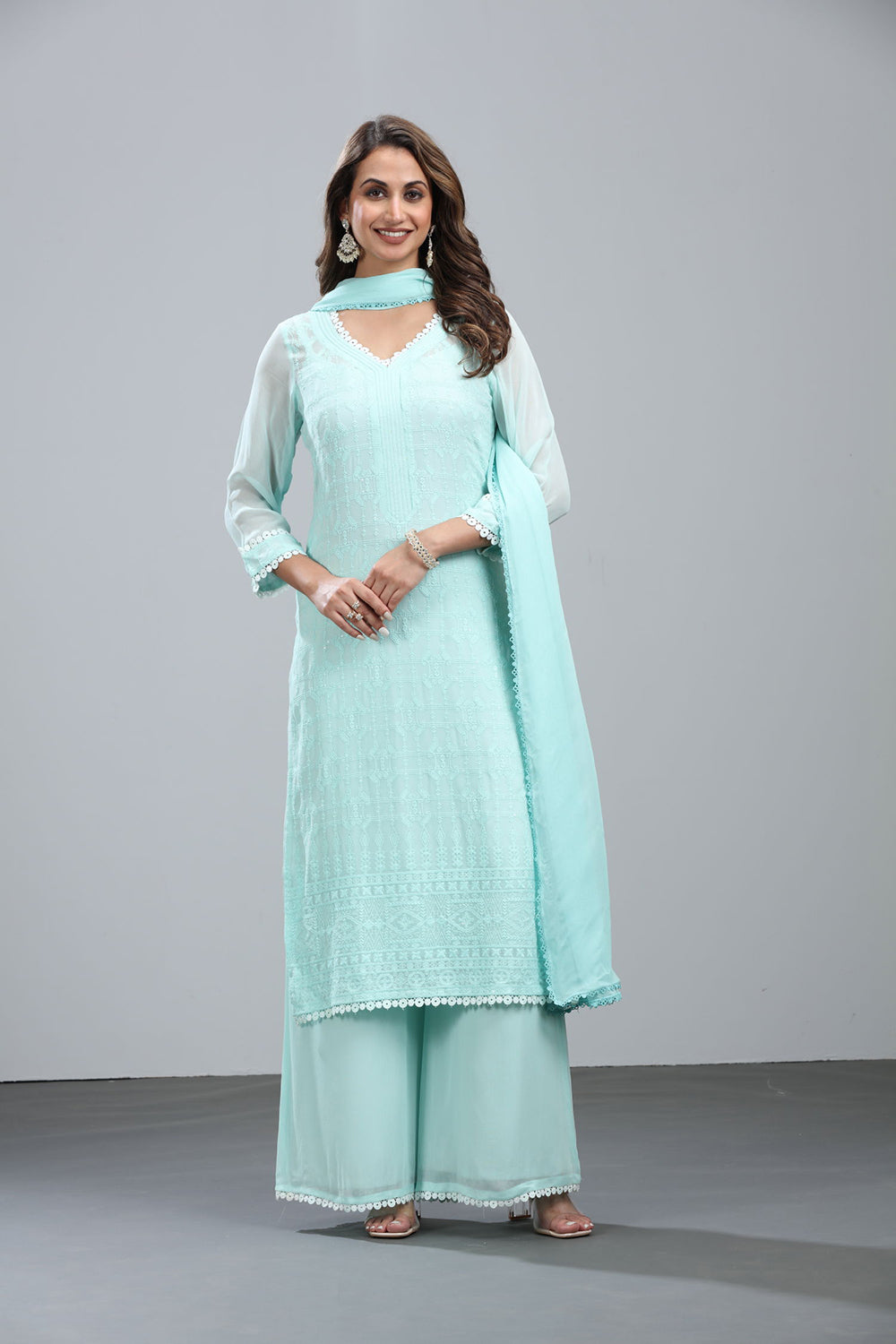 Sea Green Kurta set