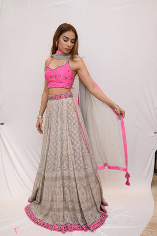 Popin'N In Pink Lehenga