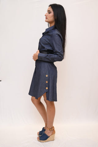 Dashy Denim Shirt Dress