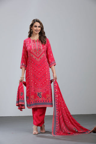 Carrot Red Kurta set