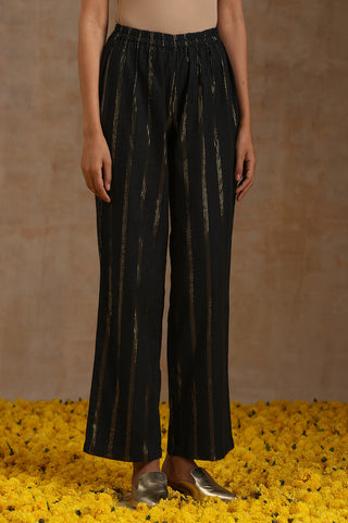 Black Gold Cotton Relax Co-Ord Set