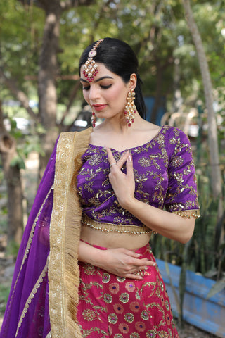 Brocade Silk Lehenga