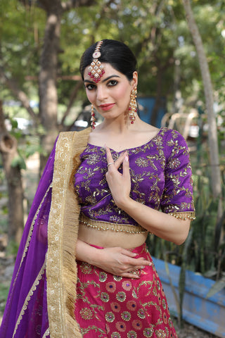 Brocade Silk Lehenga