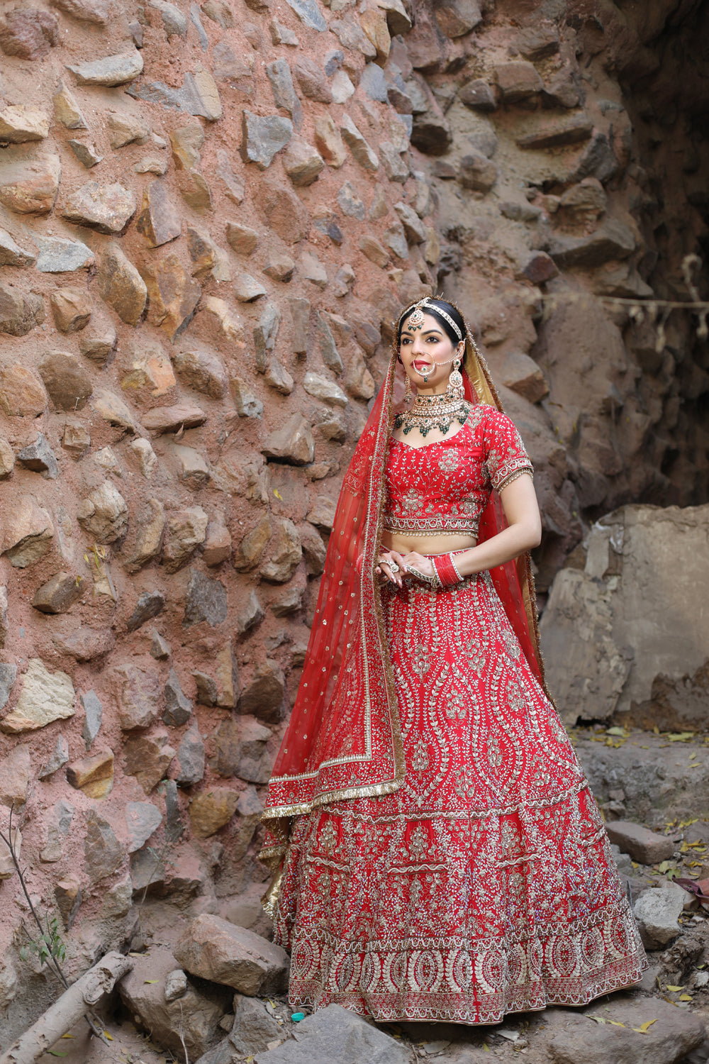 Red Lehenga Set