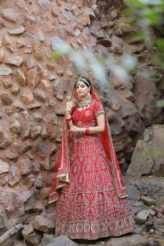 Red Lehenga Set