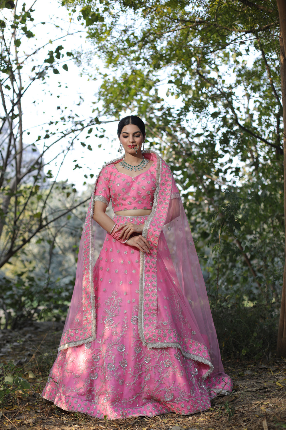 Pink Lehenga Set