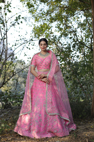 Pink Lehenga Set