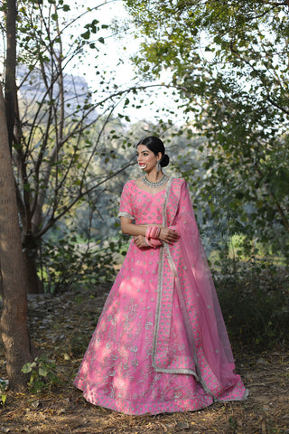 Pink Lehenga Set