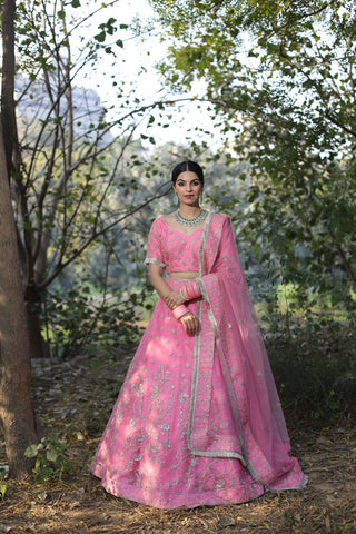 Pink Lehenga Set