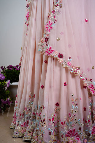 Noor Embroidered Bridal Lehenga