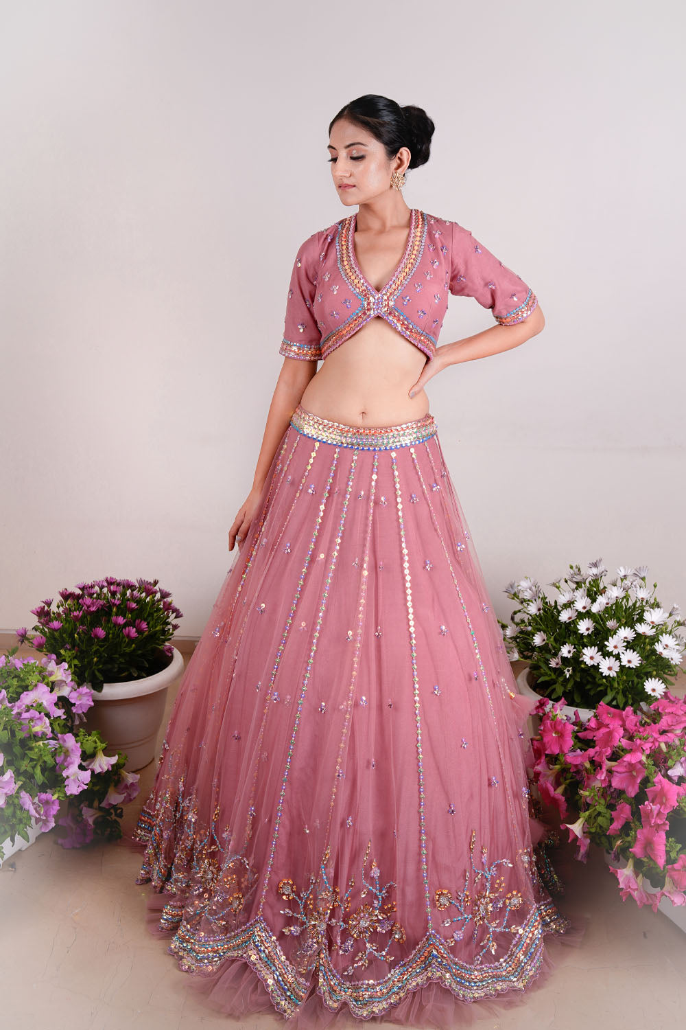 Ahyana Embroidered Lehenga