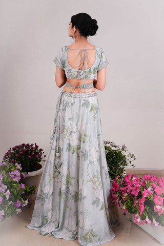 Warda Floral Bridesmaid Lehenga