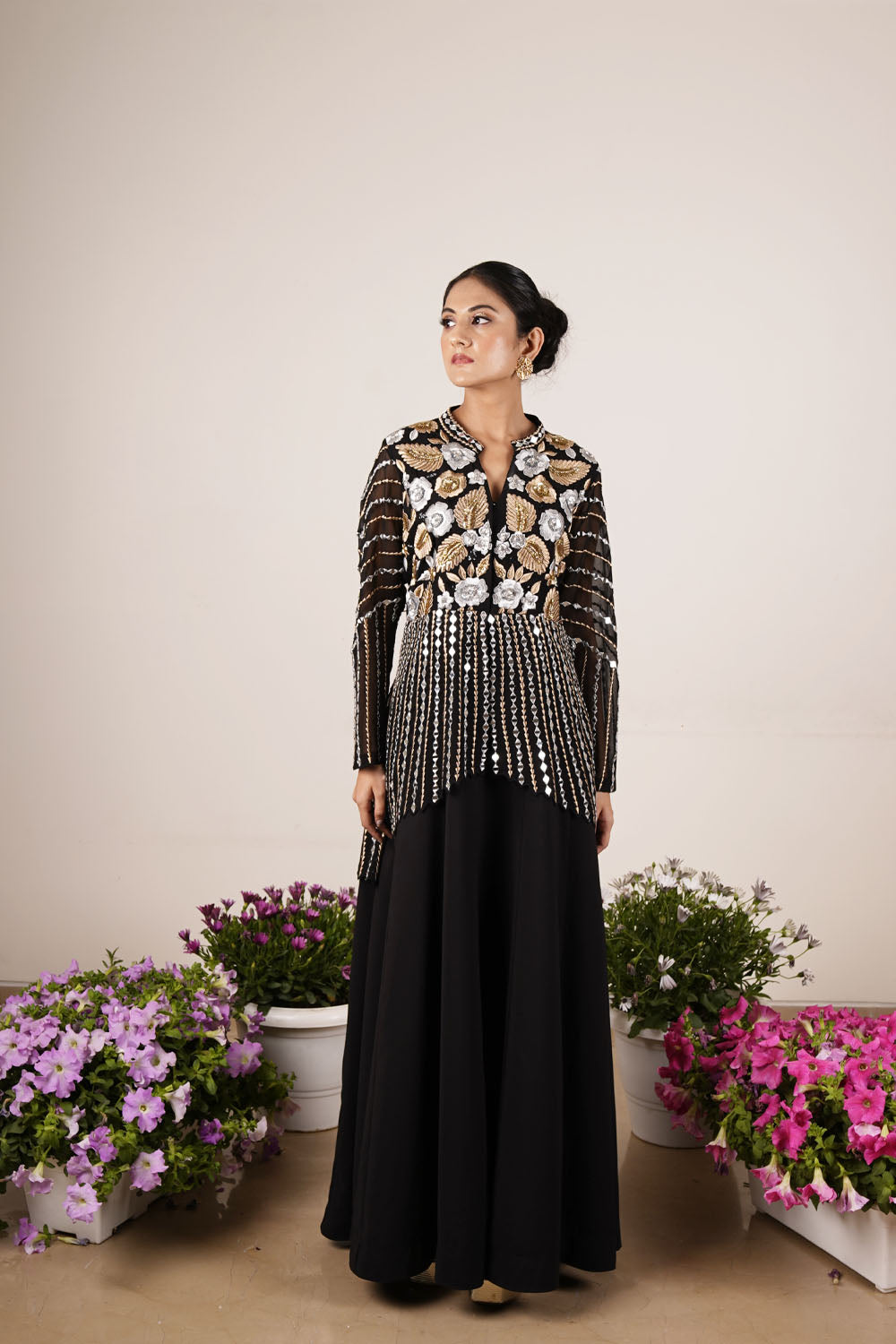 Farhin Embroidered Sharara