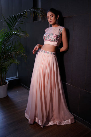 Amara Lehenga With Cape Style Dupatta