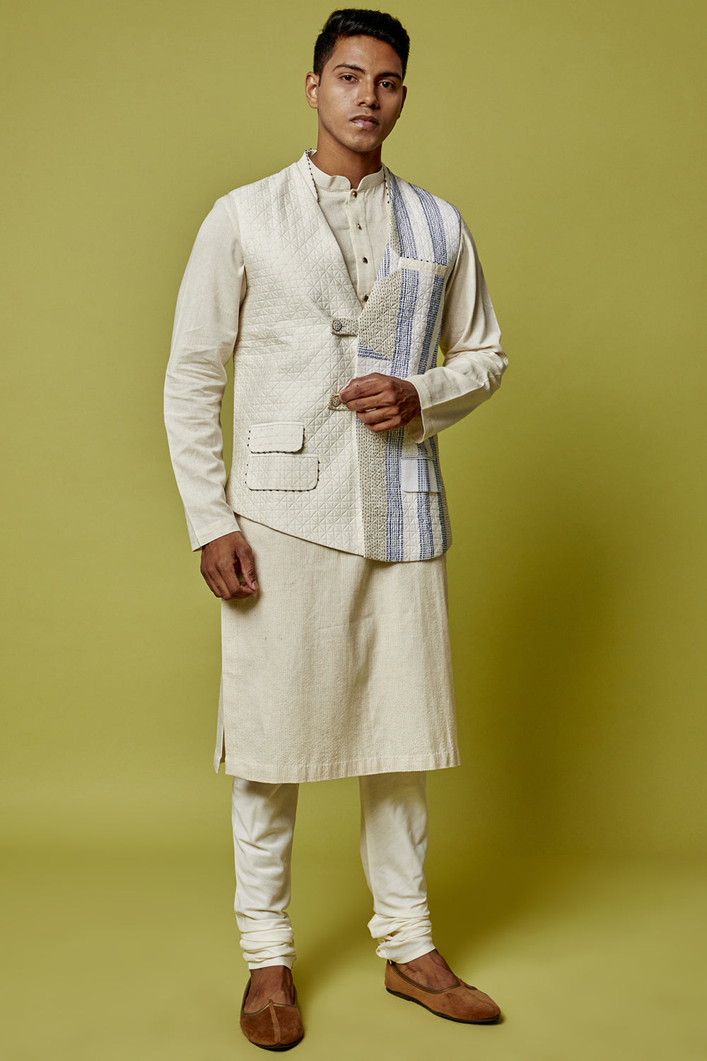 Khadi Kurta Set